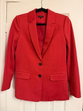 Reitmans Red Single-Breasted Women's Blazer